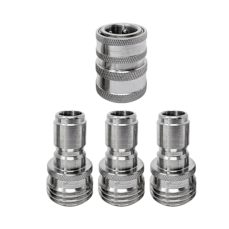 Customized Precision Stainless Steel Pressure Washer Adapter Connector Set Suppliers4