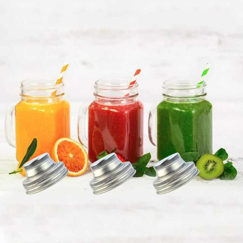 Deep Drawing Stainless Steel Mason Jar Shaker Lids Caps for Kitchenware Application Factory4
