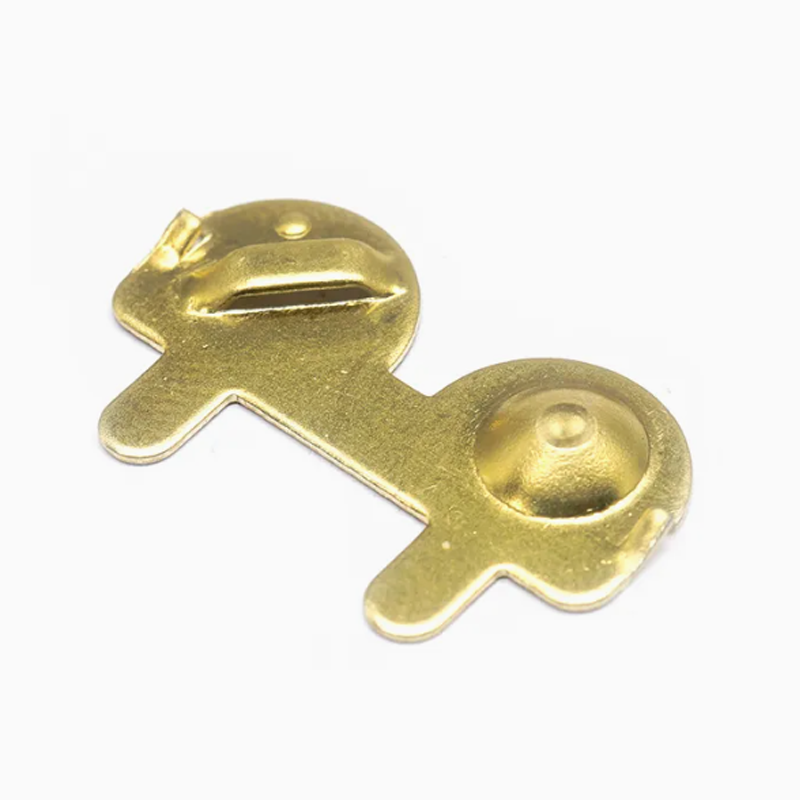 Custom Sheet Metal Stamping Brass Plate Contacts for Electronic Terminal Accessories Manufacturing2