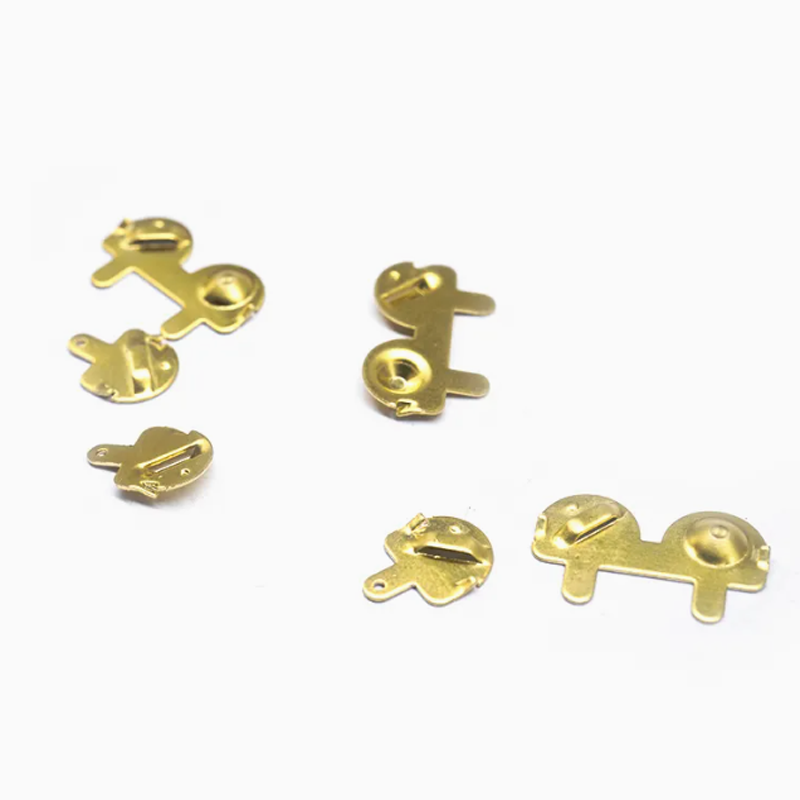 Custom Sheet Metal Stamping Brass Plate Contacts for Electronic Terminal Accessories Manufacturing4